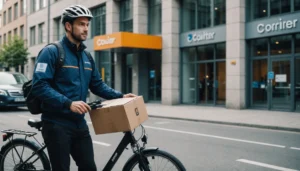 coursier pour récupérer un colis