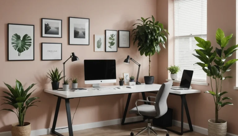 distance entre bureau et mur