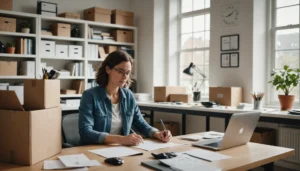 travailler à domicile emballage