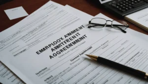 faire un faux contrat de travail risque
