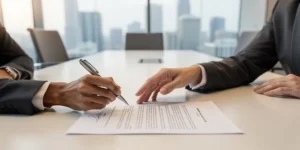 la conclusion de la vente