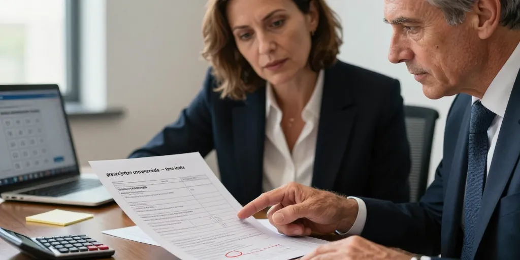 prescription commerciale facture