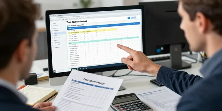 taxe apprentissage compte comptable