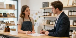 depot vente chez un commercant