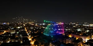 cuánto cuesta un espectáculo de luces con drones
