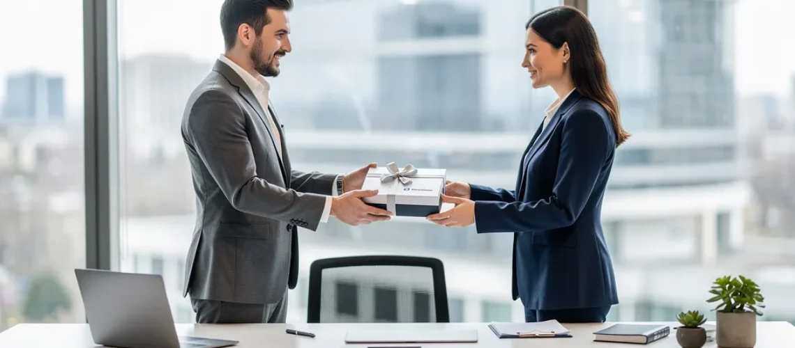 Cadeaux d'affaires : le coût par impression vs. le coût DE l'impression