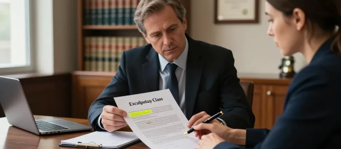 clause exonératoire de responsabilité