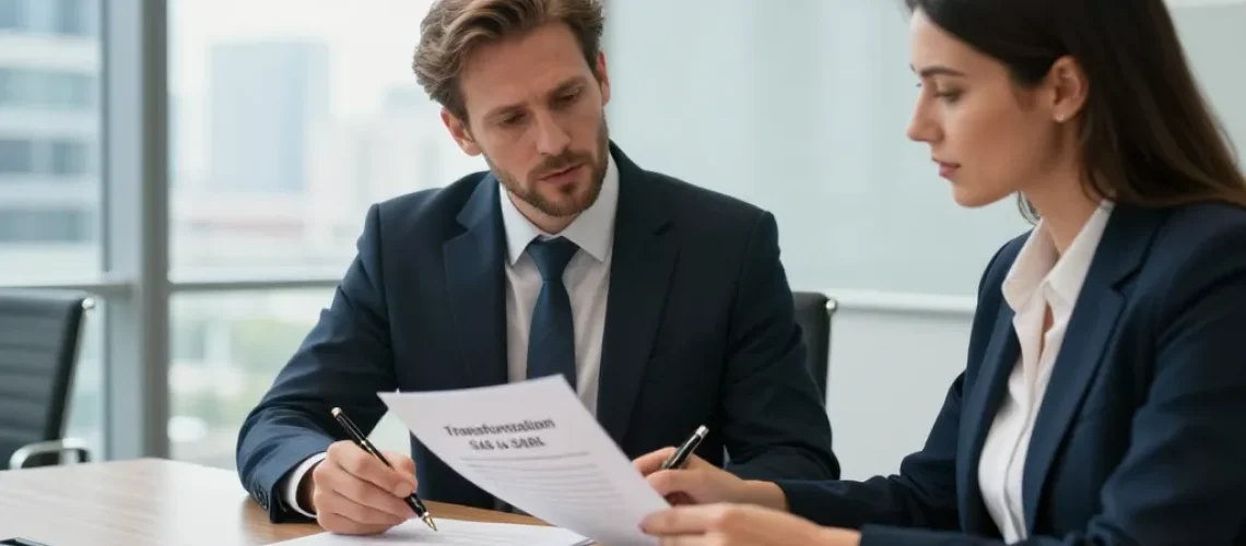 commissaire à la transformation sas en sarl