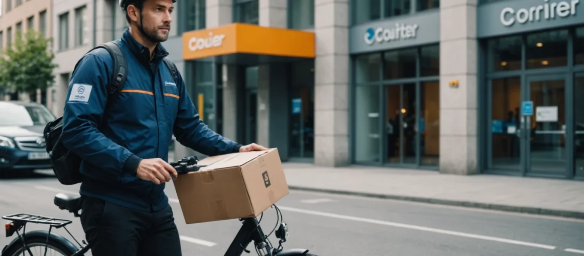 coursier pour récupérer un colis