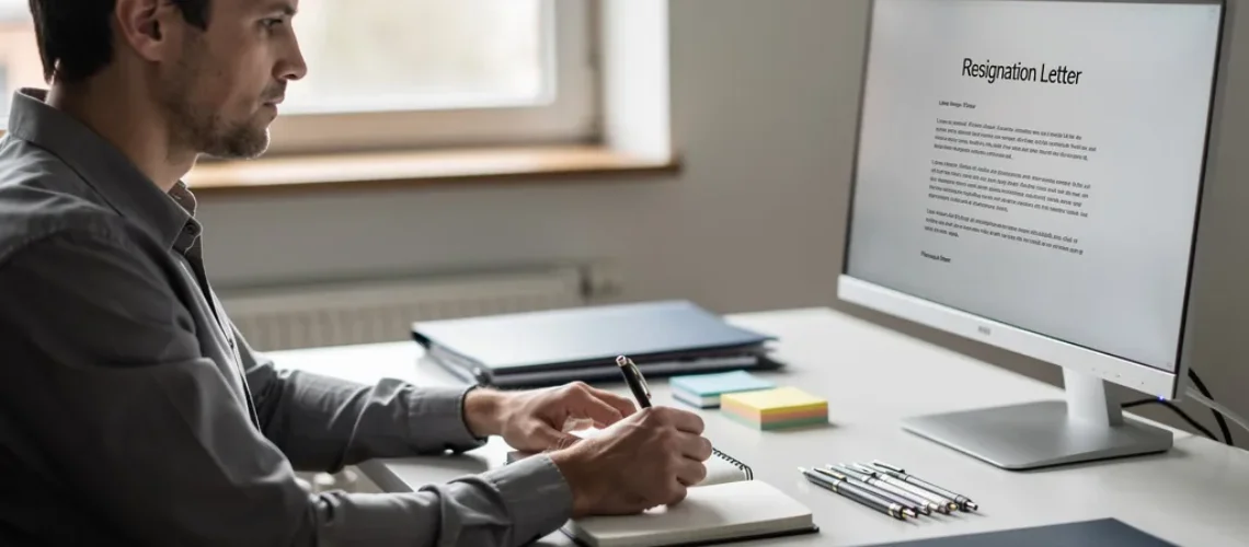 lettre de demission manuscrite ou ordi