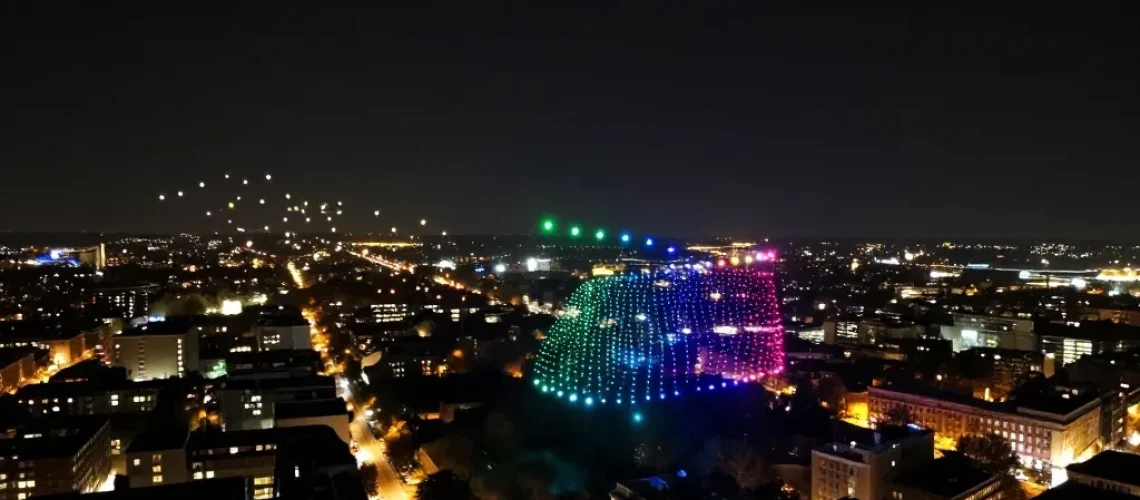 cuánto cuesta un espectáculo de luces con drones