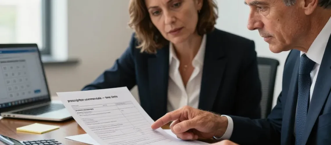 prescription commerciale facture