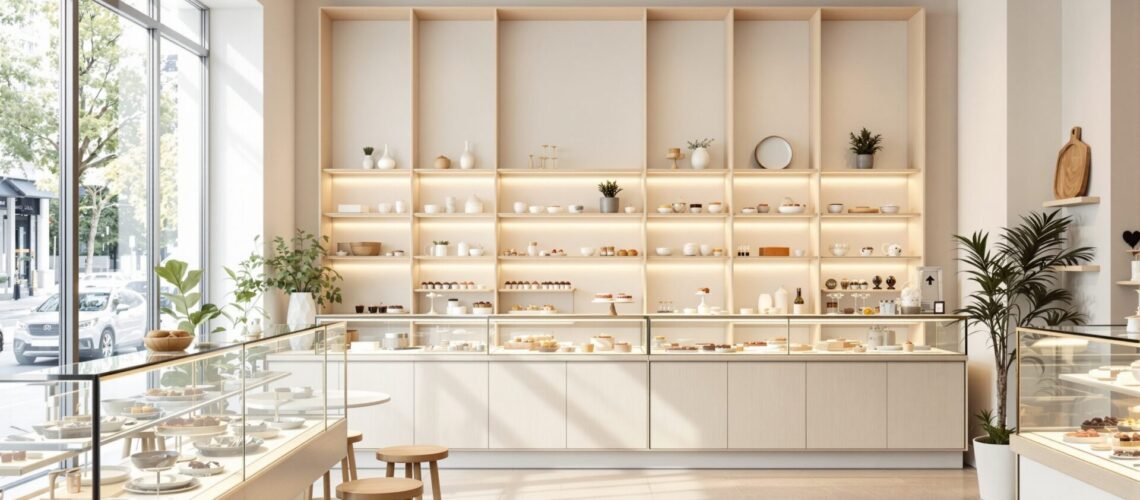 agencement magasin pâtisserie chocolaterie